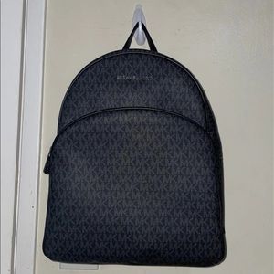 Michael Kors Abbey Large Black Backpack